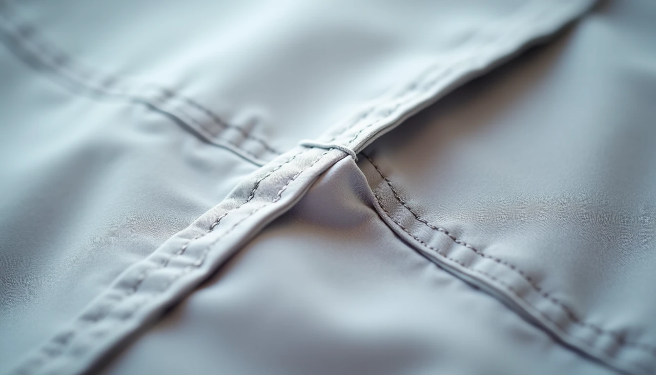 A single sewn bust dart tapering smoothly to a flat point, pressed neatly to one side