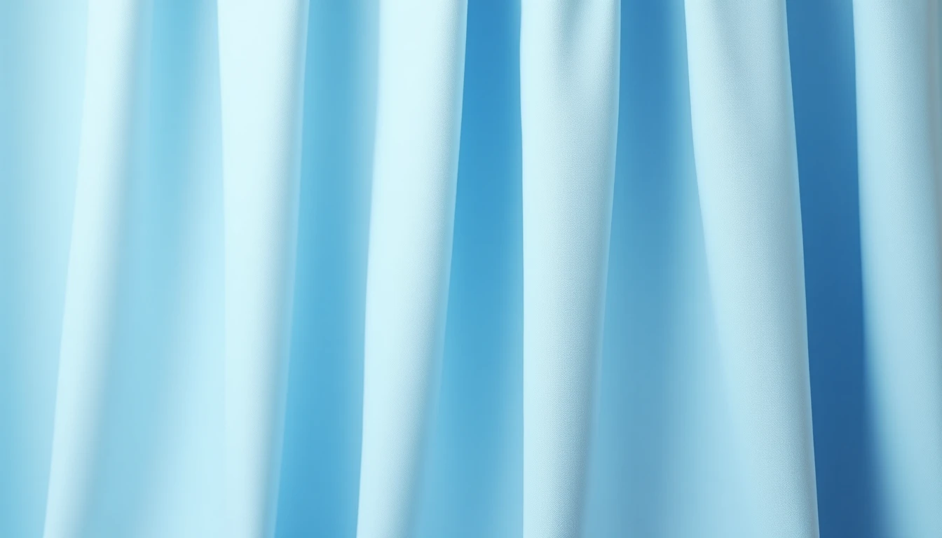 Crisp evenly spaced knife pleats pressed into light blue fabric, all folds facing the same direction